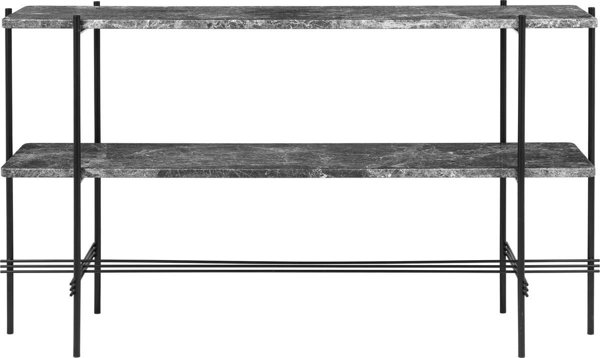 GUBI - TS Console - Black Base, 2 Racks