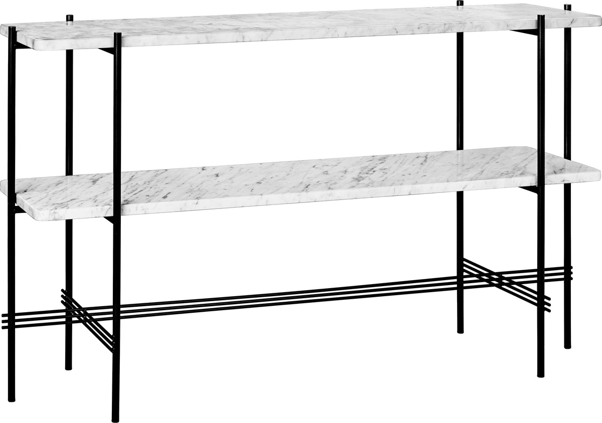 GUBI - TS Console - Black Base, 2 Racks