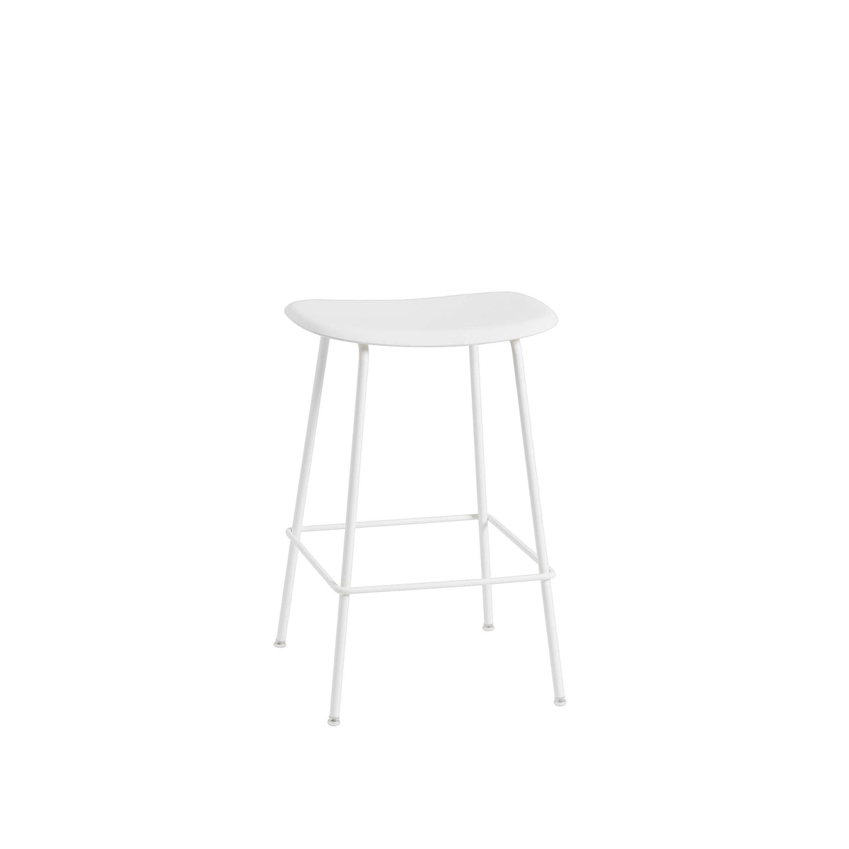 Muuto - Fiber Counter &amp; Bar Stool - Tube Base