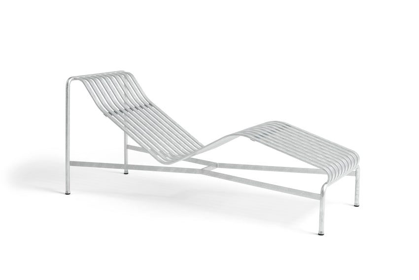HAY - Palissade Chaise Longue - Hot Galvanised
